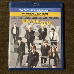 Now You See Me - Extended Edition‎ (Blu-ray/DVD, 2013, 2-Disc Set) Movie